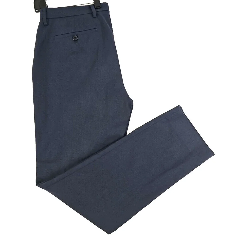 Banana Republic ~Mens 31x32 (32×32)~ Navy Blue Slim Chino Slacks Trousers Pants.